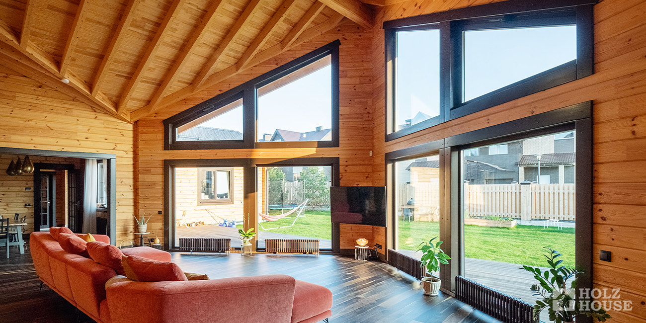 Панорамные окна в частном загородном доме: дизайн и установка больших .